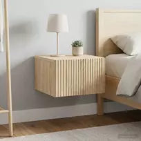 Sieninis naktinis staliukas su stalčių 2 pcs Sonoma ąžuolas