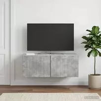 Sieninė TV spintelė Betono pilka 78,5 x 41 x 30 cm