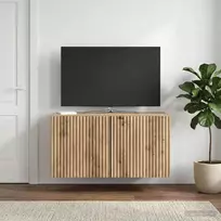 Sieninė TV spintelė Artisano ąžuolo 59,5 x 31 x 30 cm