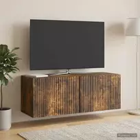 Sieninė TV spintelė Dūminio ąžuolo 78,5 x 31 x 30 cm