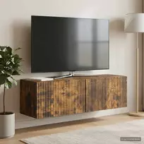 Sieninė TV spintelė Dūminio ąžuolo 98 x 31 x 30 cm