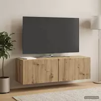 Sieninė TV spintelė Artisano ąžuolo 98 x 31 x 30 cm