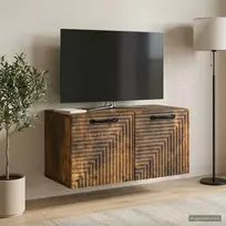 Sieninė TV spintelė Dūminio ąžuolo 59,5 x 31 x 30 cm