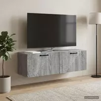 Sieninė TV spintelė Pilka sonoma ąžuolo 98 x 31 x 30 cm