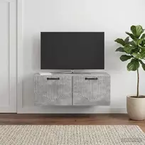 Sieninė TV spintelė Betono pilka 78,5 x 41 x 30 cm