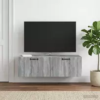 Sieninė TV spintelė Pilka sonoma ąžuolo 98 x 41 x 30 cm