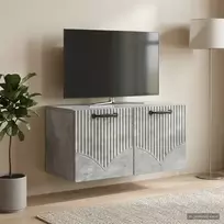 Sieninė TV spintelė Betono pilka 59,5 x 31 x 30 cm