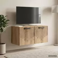 Sieninė TV spintelė Artisano ąžuolo 59,5 x 31 x 30 cm