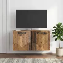 Sieninė TV spintelė Sendintos medienos 59,5 x 31 x 30 cm