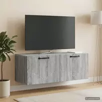 Sieninė TV spintelė Pilka sonoma ąžuolo 78,5 x 31 x 30 cm