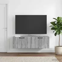 Sieninė TV spintelė Pilka sonoma ąžuolo 98 x 31 x 30 cm