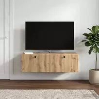 Sieninė TV spintelė 98 x 41 x 30 cm Artisano ąžuolo