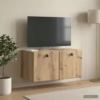Sieninė TV spintelė 59,5 x 31 x 30 cm Artisano ąžuolo