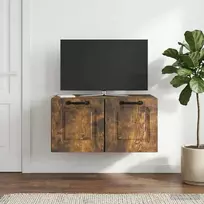 Sieninė TV spintelė Dūminio ąžuolo 59,5 x 41 x 30 cm