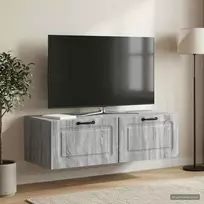 Sieninė TV spintelė Pilka sonoma ąžuolo 98 x 41 x 30 cm