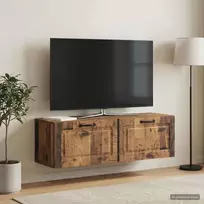 Sieninė TV spintelė Sendintos medienos 98 x 31 x 30 cm