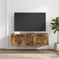 Sieninė TV spintelė Dūminio ąžuolo 98 x 31 x 30 cm