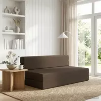 Sulankstomas Sofos Lova Taupe 152 x 86,5 x 60 cm Audinys