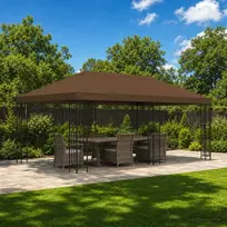 Paviljonas su šoninėmis sienelėmis 6 x 3 m Ruda