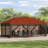 Paviljonas su šoninėmis sienelėmis 6 x 3 m Terakotos