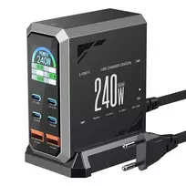 Blitzwolf BW-S31 2xUSB-A, 4xUSB-C, PD, 240W network charger. universal