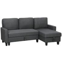 Kampinė sofa-lova 197 x 129 x 85 cm