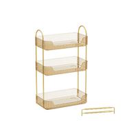 Kosmetikos organizatorius 30,5x16,8x48cm., smėlio spalvos