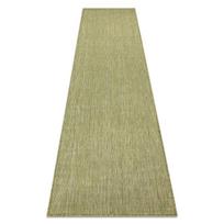 Kilimas iš sizalio SION A5165A Melangas plokščias audimas žalias 300x80 cm, tinka naudoti terasoje ar balkone, 80x300 cm