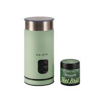 CHiATO milkPLAY pieno plakiklio ir Feel Brill ceremoninės matcha arbatos rinkinys