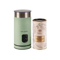 CHiATO milkPLAY pieno plakiklio ir Whittard of Chelsea Luxury White karšto šokolado rinkinys