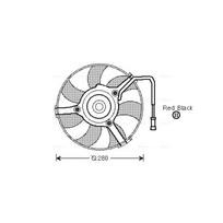 Radiatoriaus ventiliatorius AVA Clever Choice AI7504