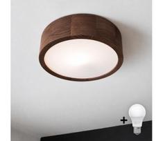 Brilagi - LED lubinis šviestuvas CARVALHO 1xE27/15W/230V, ąžuolas/riešutas, skersmuo 27 cm