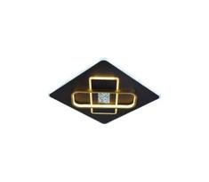 LED Pritemdomas lubinis šviestuvas LED/90W/230V juoda + nuotolinio valdymo pultas