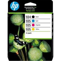 Hewlett Packard HP 934 BLACK/935 CYAN/MAGENTA/YELLOW 4-PACK ORIGI 6ZC72AE#LS1