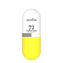 Storyderm 72 Capsule Mask Yellow Anti-Aging - stangrinanti veido kaukė su peptidais ir kolagenu, 30 g