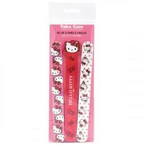 Take Care Hello Kitty Set Of 3 Nail Files Nagų dildžių rinkinys 3 vnt.