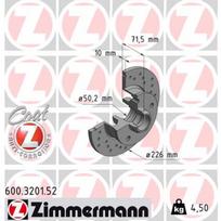 Stabdžių diskas ZIMMERMANN 600.3201.52