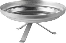 KnIndustrie Besisukantis serviravimo padėklas Storm 34 cm, sidabrinis