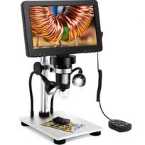 Profesionalus mikroskopas 1200x su ekranu, 7 colių LCD skaitmeninis mikroskopas, skaitmeninis mikroskopas su ekranu, LCD mikroskopas, mikroskopas su monitoriumi
