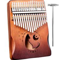Kalimba nykščių pianinas 17 klavišų, kalimba instrumentas, medinis pirštų pianinas, nykščių muzikinis instrumentas, pirštų klavišinis instrumentas