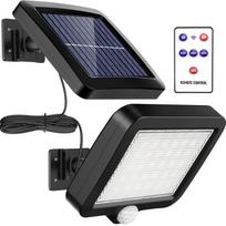 Saulės LED apsaugos šviestuvas, saulės judesio jutiklio šviestuvas, lempa su saulės baterija, 56 LED, saulės LED lempa, saulės šviestuvas su judesio davikliu, LED lauko lempa su saulės baterija