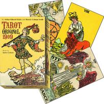 Klasikinis 78 kortų Taro kaladės rinkinys 1909 leidimas būrimui ir meditacijai, Taro kortos, Taro kortų kaladė, Taro rinkinys, būrimo Taro kortos, meditacinės Taro kortos