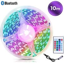 USB RGB LED juosta su „Bluetooth“, 10 m, USB RGB šviesos juosta, LED lemputės juosta, LED apšvietimo juosta