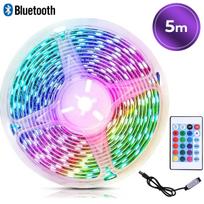 5 m RGB LED juosta su „Bluetooth“, LED lemputės juosta, RGB šviesos juosta, 5 m LED lemputės juosta