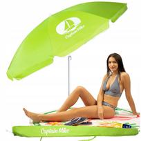 Captain Mike paplūdimio skėtis su UV UPF50+ filtru, sulankstomas, 160 cm, žalias