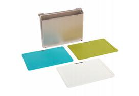 Joseph Joseph pjaustymo lentelių rinkinys Folio Slim, mėlynas/žalias/baltas, 3 dalių