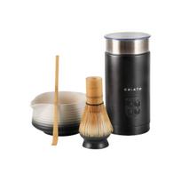 CHiATO milkPLAY pieno plakiklis ir Zen Yin Yang rinkinys matcha arbatai ruošti
