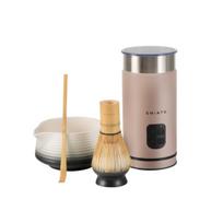 CHiATO milkPLAY pieno plakiklis ir Zen Yin Yang rinkinys matcha arbatai ruošti