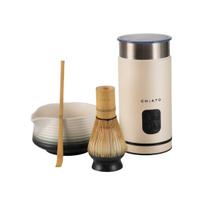 CHiATO milkPLAY pieno plakiklis ir Zen Yin Yang rinkinys matcha arbatai ruošti