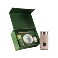 CHiATO milkPLAY pieno plakiklis ir Zen Pure White rinkinys matcha arbatai ruošti